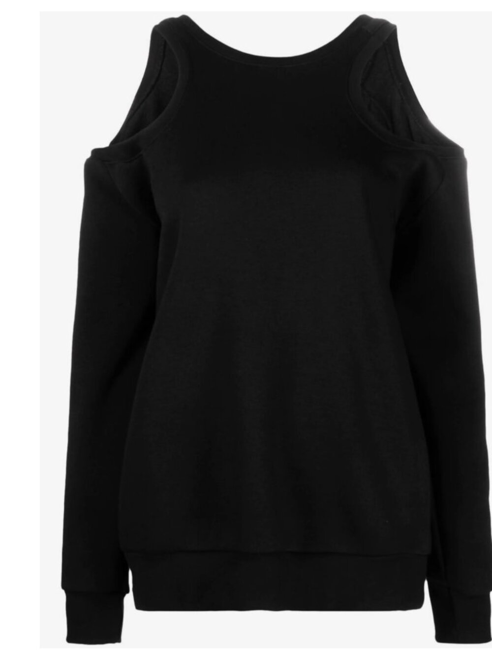 Ioana Ciolacu backless cut-out sweatshirt